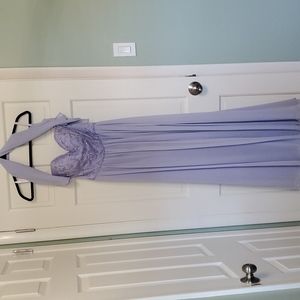 Light purple bridesmaid dress